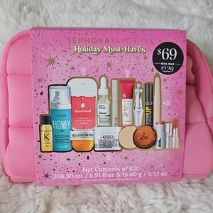 Brand New Sephora Favorites Holiday Must-Haves Skincare Set - Pink